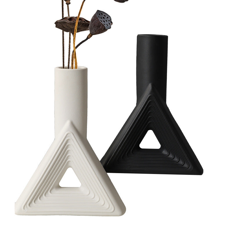 Geometric & Minimalist Ceramic Vase