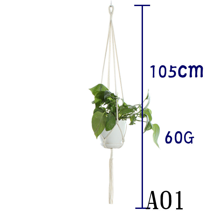 Cotton Rope Indoor Plant Hanger