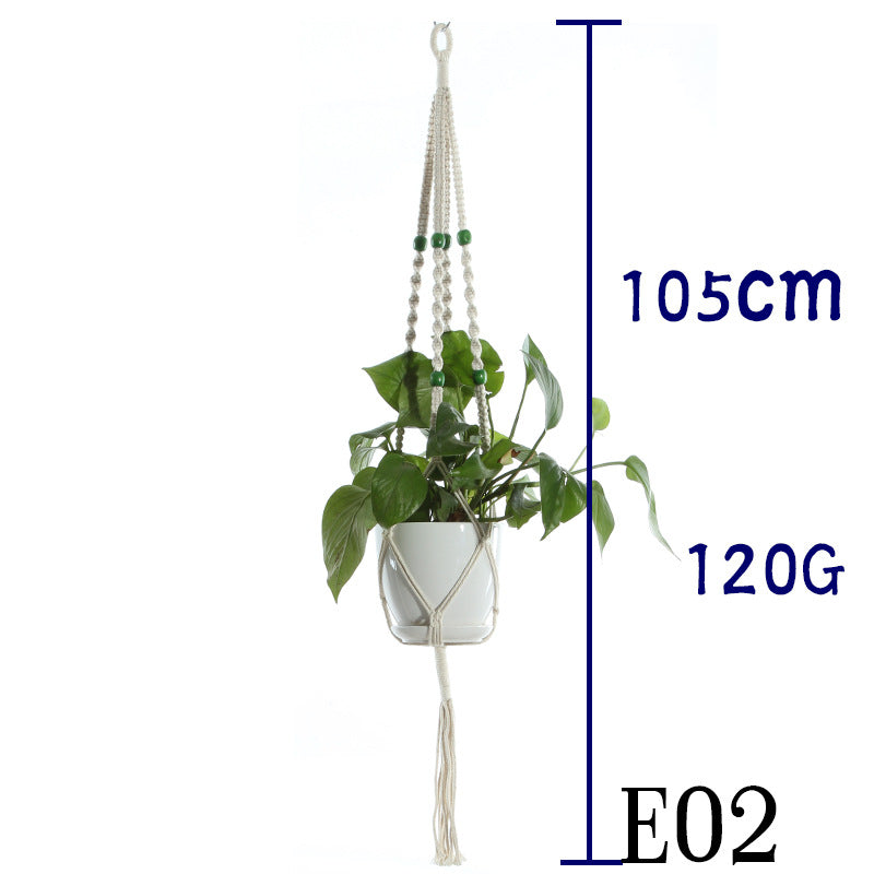 Cotton Rope Indoor Plant Hanger