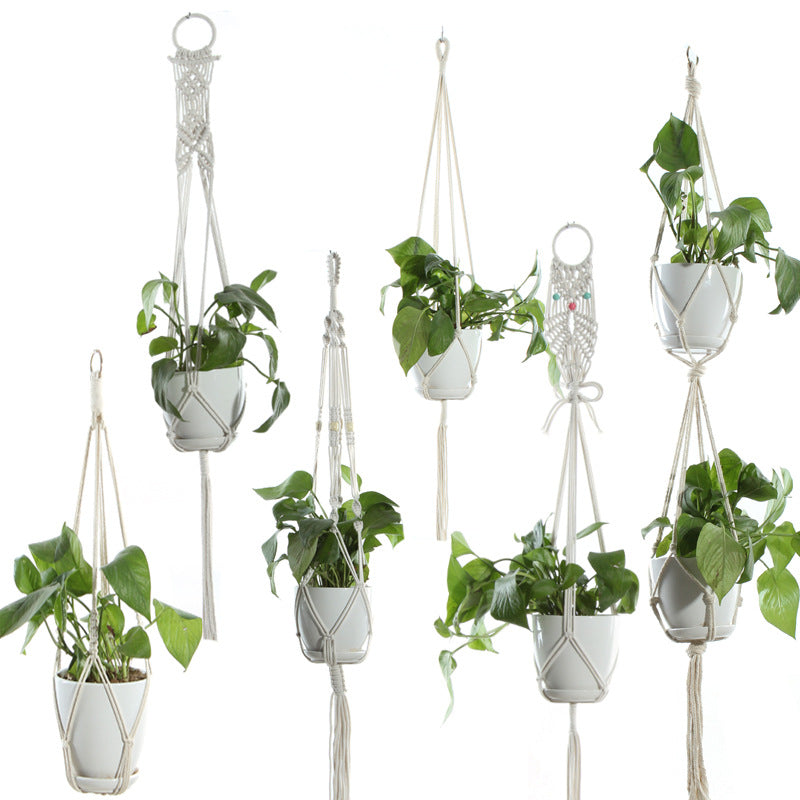 Cotton Rope Indoor Plant Hanger