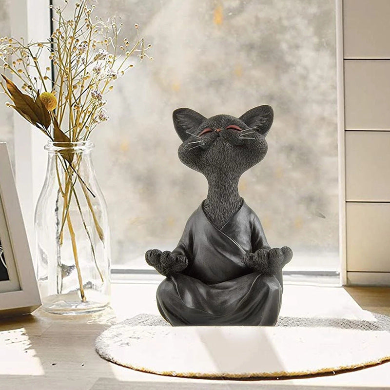 Cat Crafts Meditation Ornaments