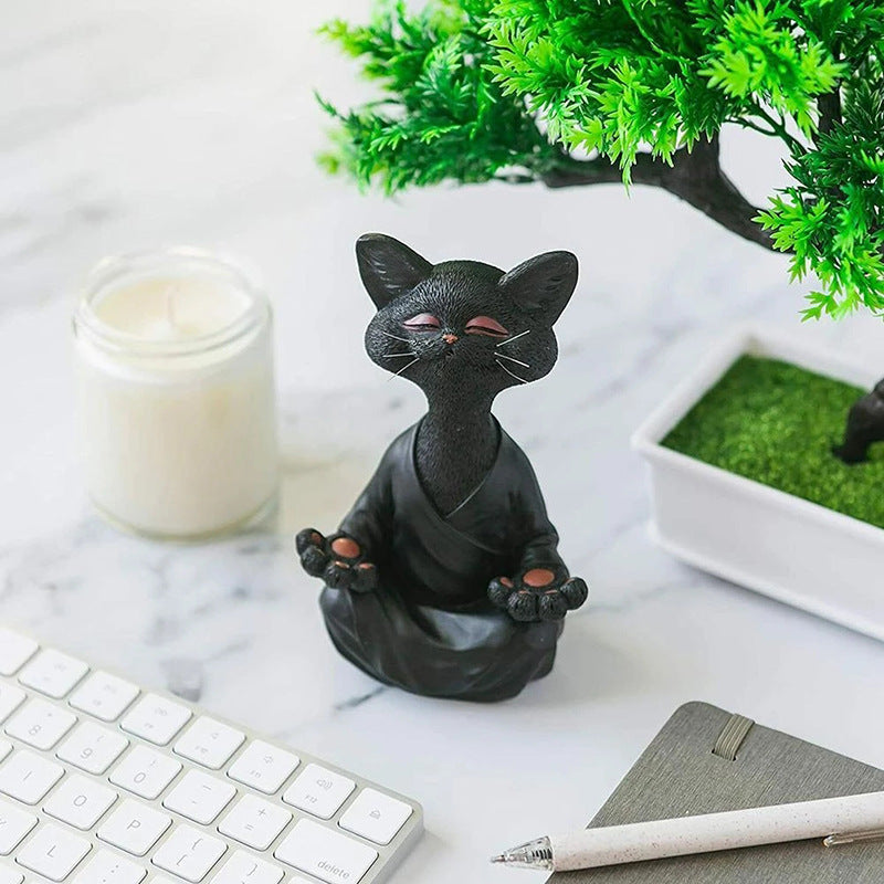 Cat Crafts Meditation Ornaments