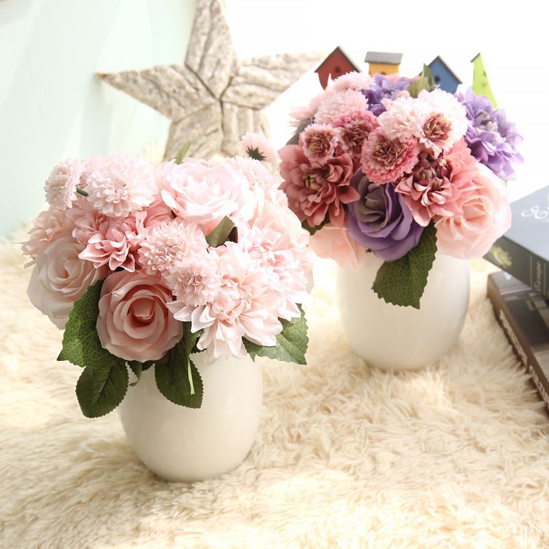 Artificial Dahlia Rose