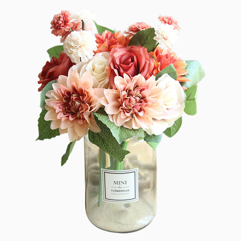 Artificial Dahlia Rose