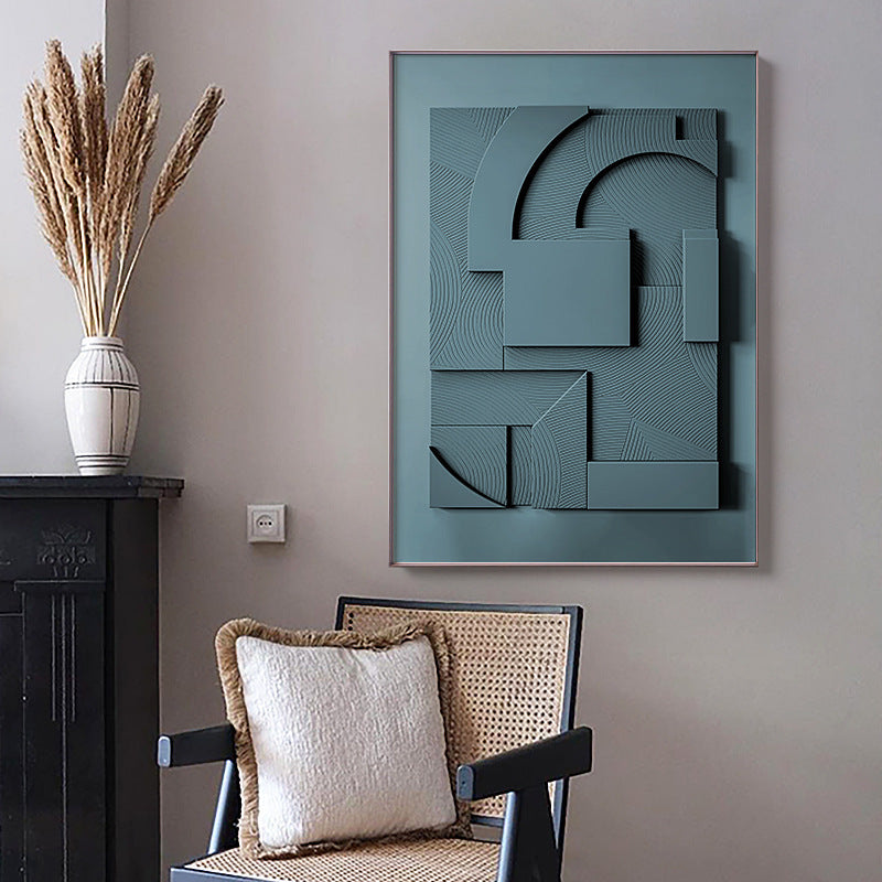 Three-dimensional Abstract Geometric Painting