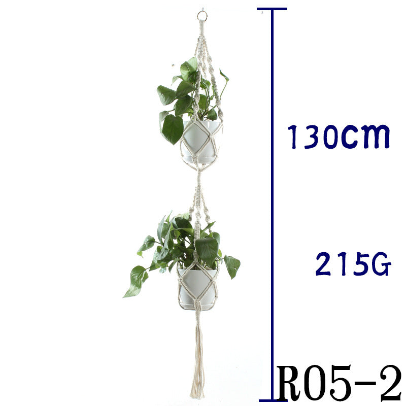 Cotton Rope Indoor Plant Hanger