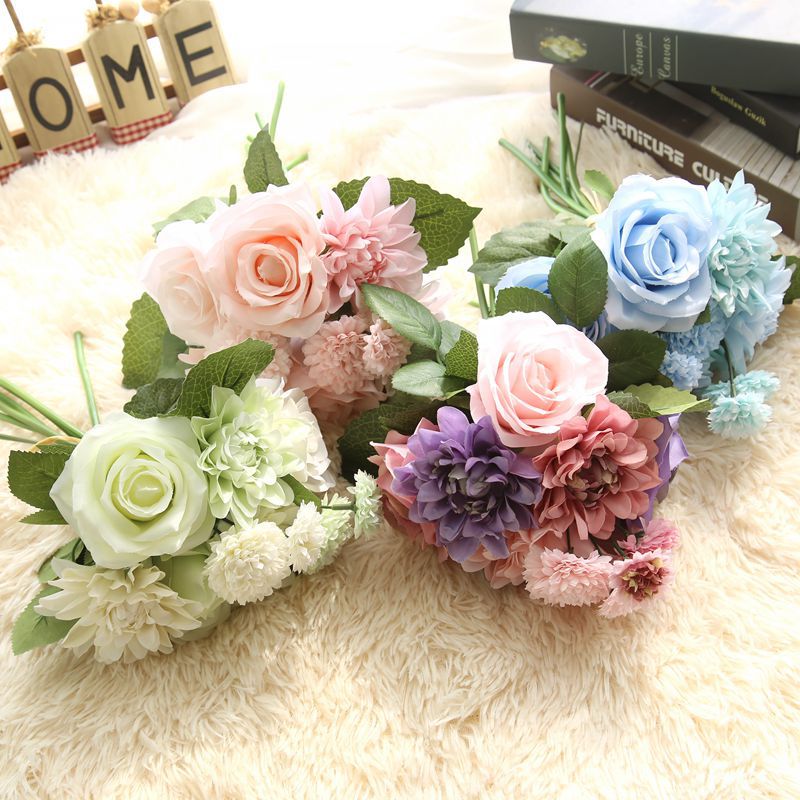 Artificial Dahlia Rose
