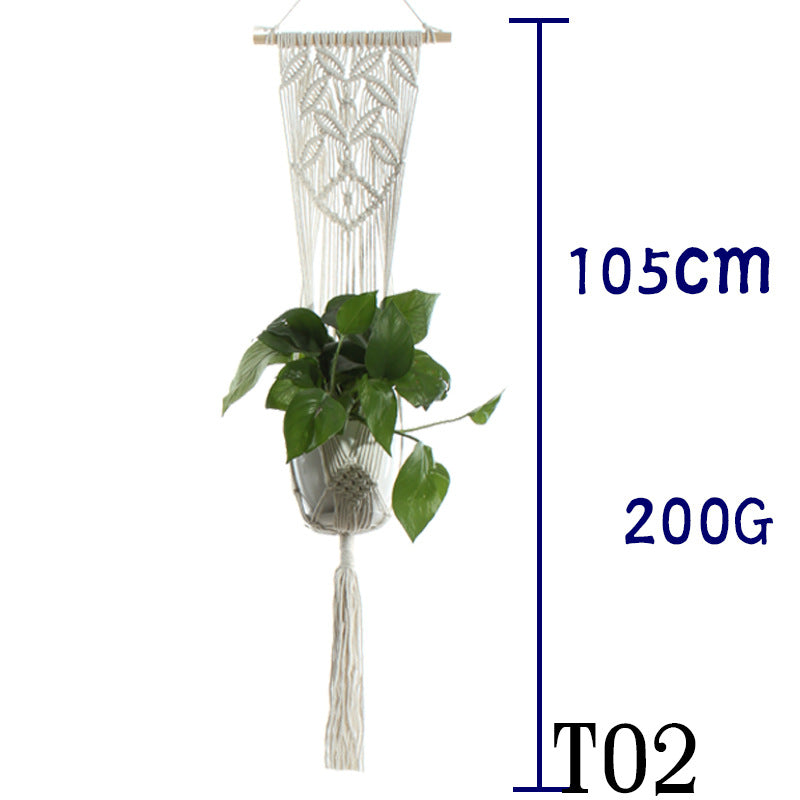 Cotton Rope Indoor Plant Hanger