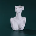 Human Face Ceramic Vase