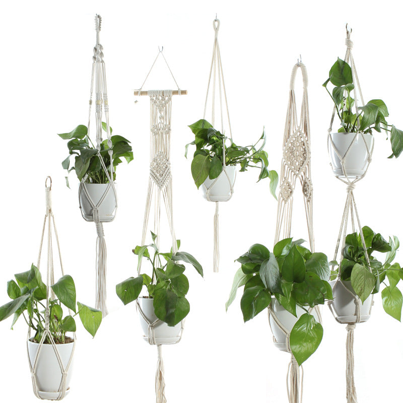 Cotton Rope Indoor Plant Hanger