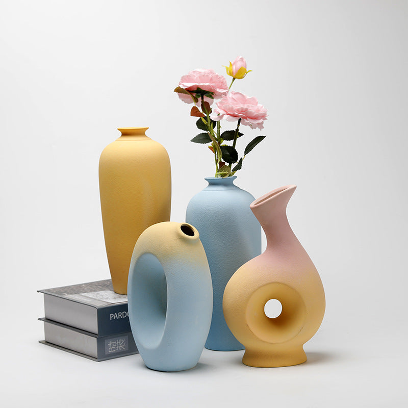 Floral Ceramic Vase