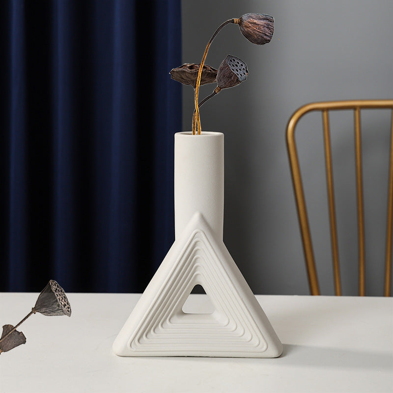 Geometric & Minimalist Ceramic Vase