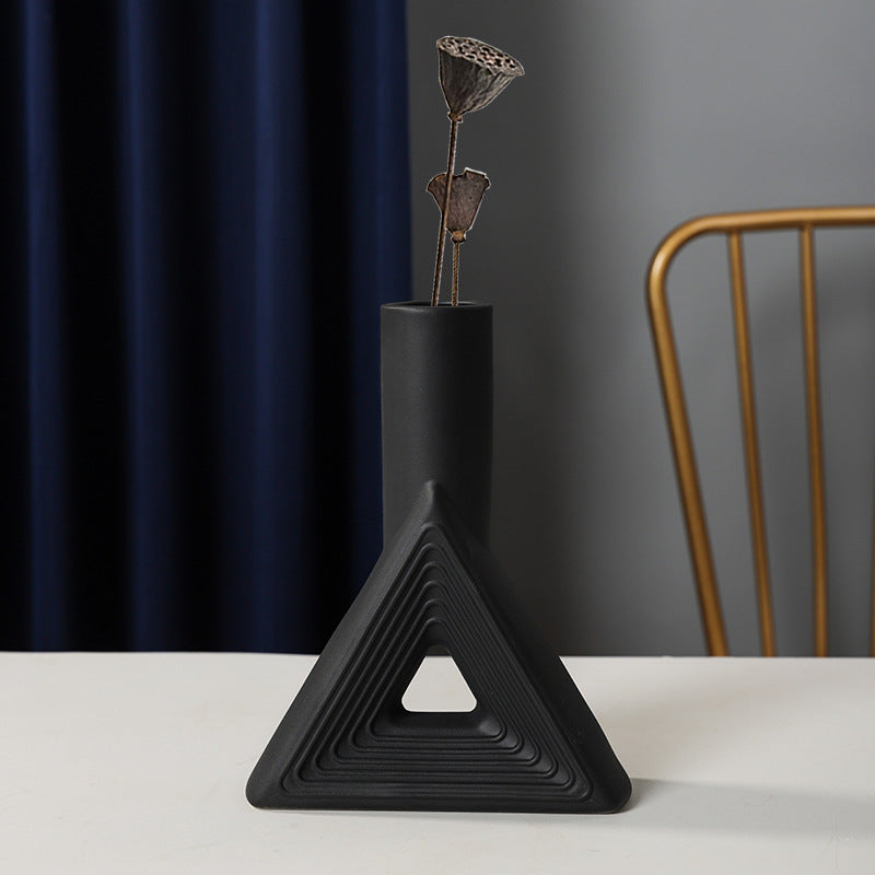Geometric & Minimalist Ceramic Vase