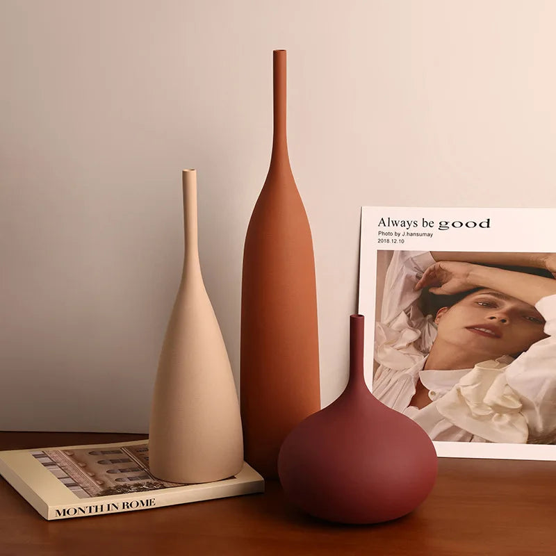 Nordic Minimalist Morandi Vase