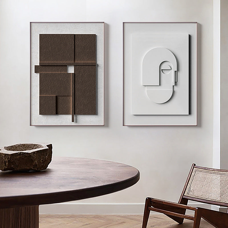 Three-dimensional Abstract Geometric Painting