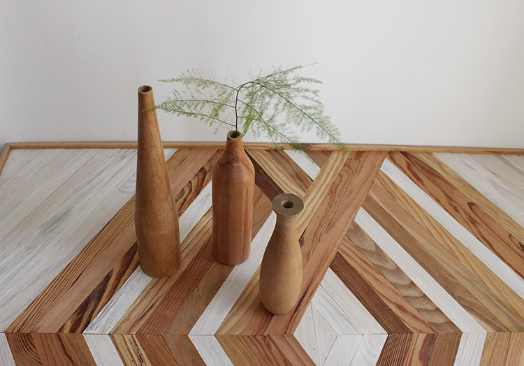 Solid Wood Vase