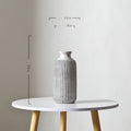 Ceramic Vertical Pattern Vase